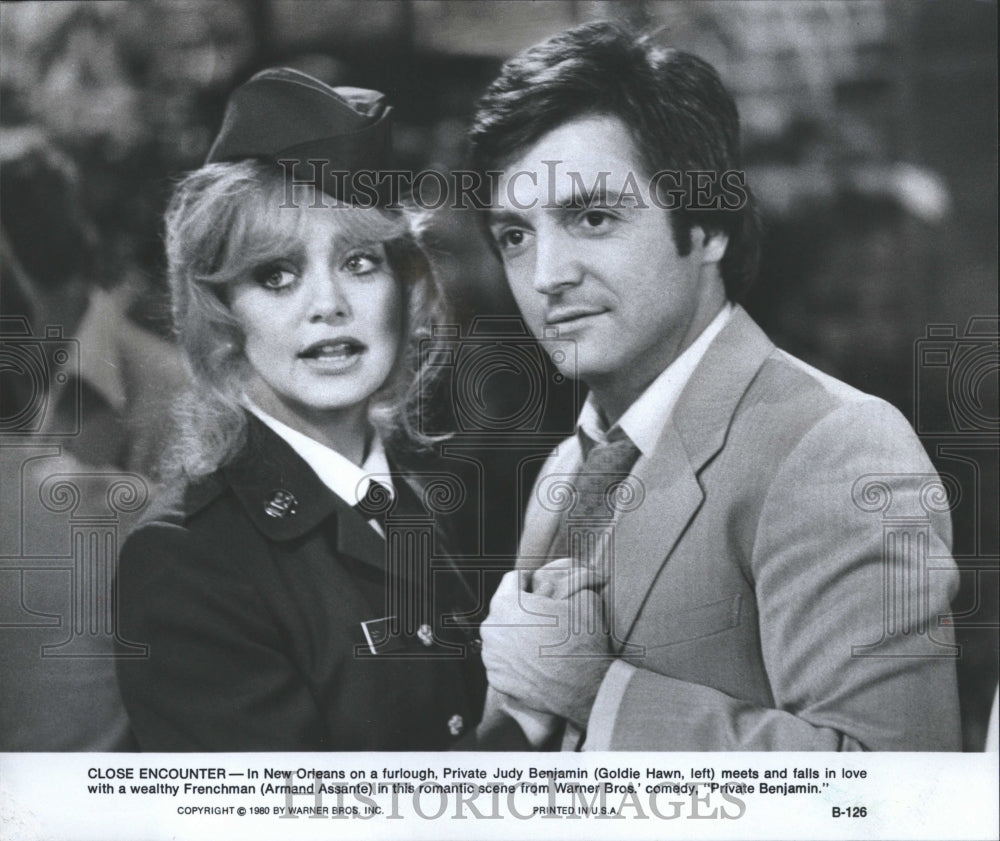 1980 Actors Goldie Hawn &amp; Armand Assante - Historic Images