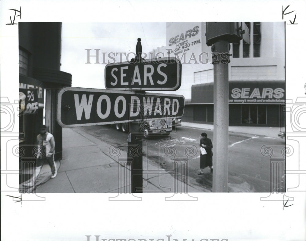 1992 Highland park Streets Michigan - Historic Images