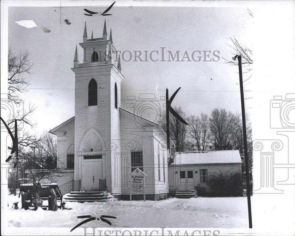 1970 Press Photo Saint Stephen Church Hamburg Michigan - RRV39419 - Historic Images