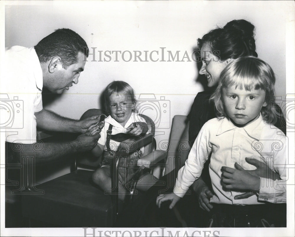 1962 Press Photo Kids First Hair Cuts - RRV39521 - Historic Images