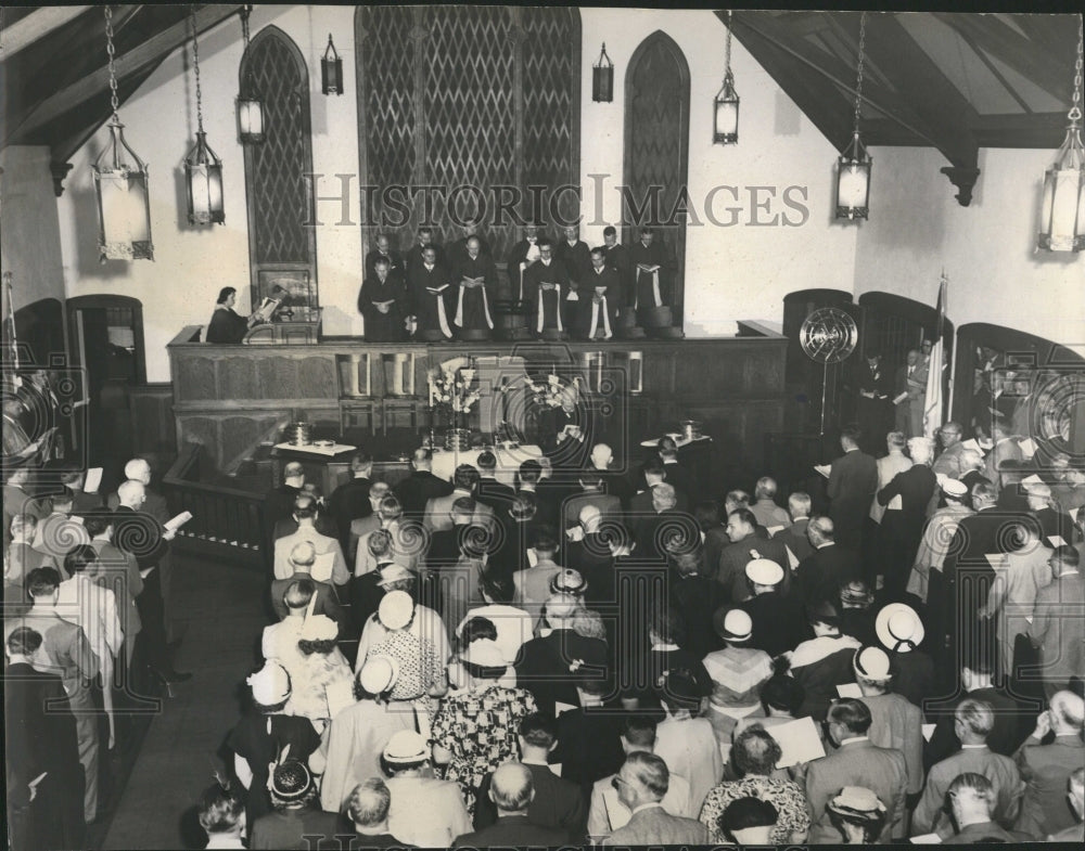 1951, Bock River Methodist Church Smith - RRV39891 - Historic Images