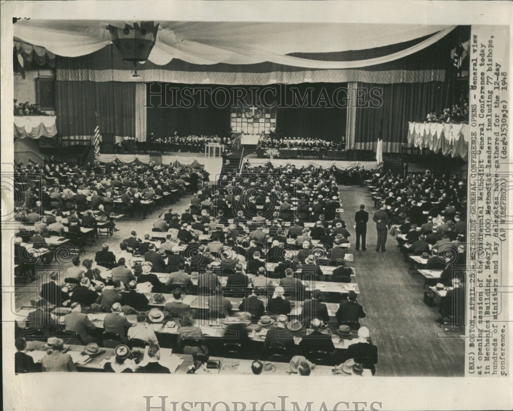 1948 Press Photo Methodist General Conference - Historic Images