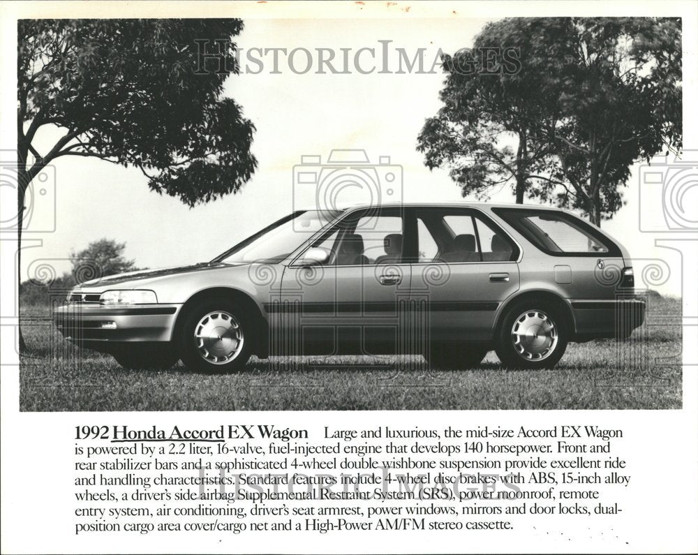 1992 Honda Accord EX Wagon Engine Cassette - Historic Images