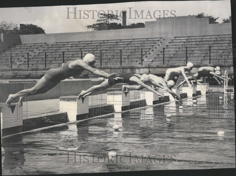 1947 Press Photo Watchung Lake New Jersey - Historic Images