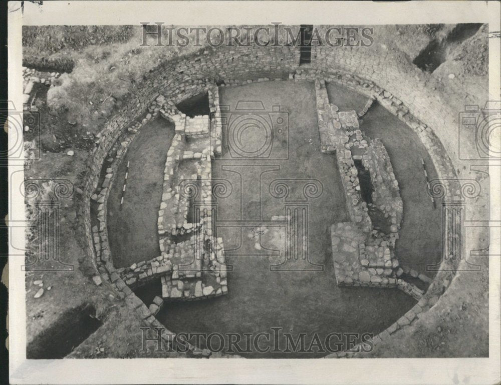 1934 Press Photo Burial Chambers Great Kiva Colorado - RRV40677 - Historic Images