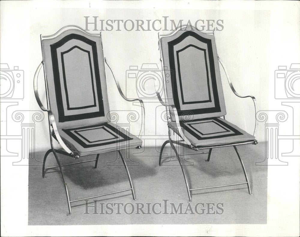 1973, 19th Century Antique Metal Chairs - RRV40699 - Historic Images