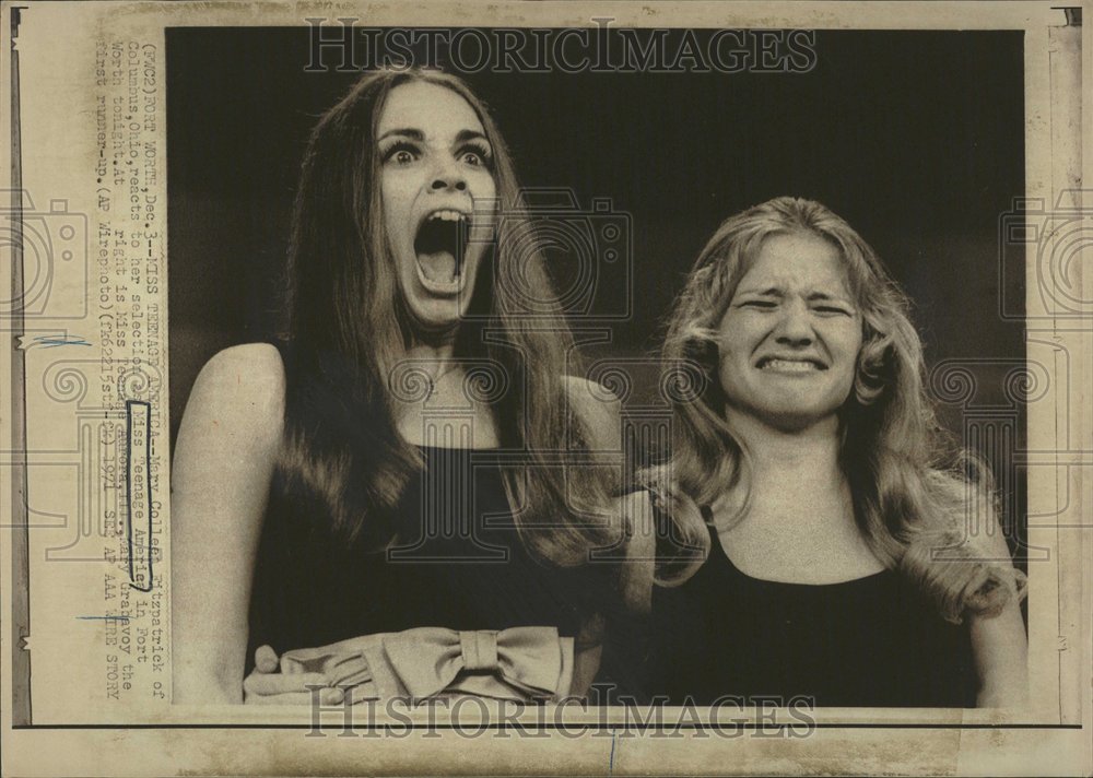 1971 Miss Teenage America Mary Collete Ohio - Historic Images