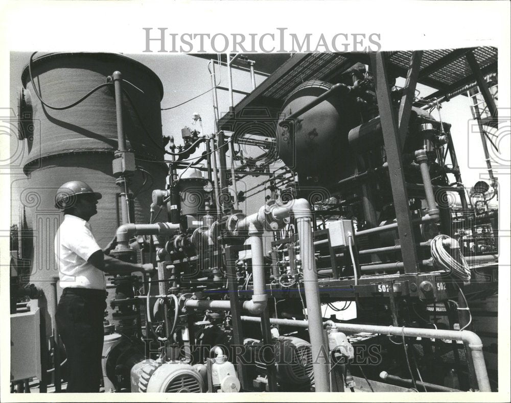 1987 Press Photo Desi Chari State Modular Dirt System - RRV41101 - Historic Images