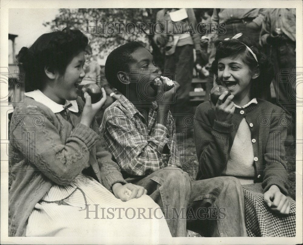 1949, Frances Takaki Apple Party - RRV41311 - Historic Images