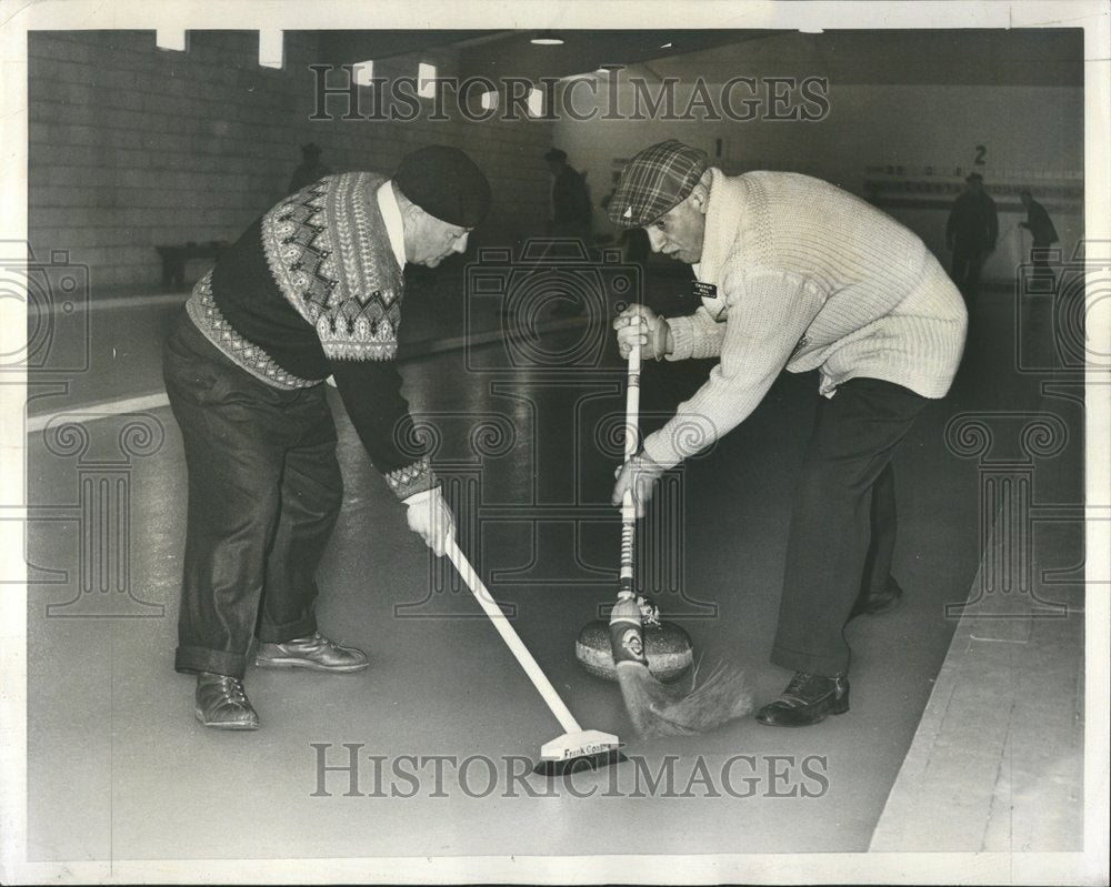 1962 Press Photo Curling Exmoor County Club Highland - RRV41499 - Historic Images