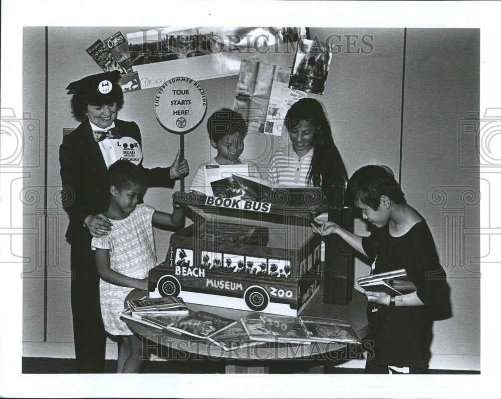 1991 Chicago public library kid fun summer - Historic Images