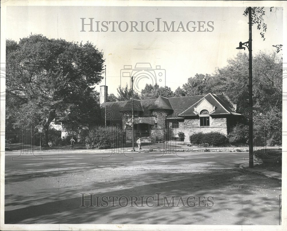 1955 Press Photo George Walker Chicago Public Library - RRV41587 - Historic Images