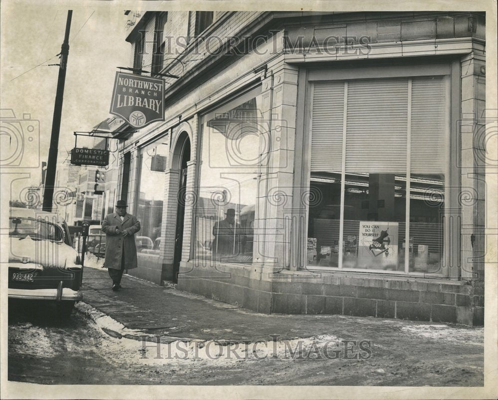 1955 Press Photo View Northwest Branch Library Pulaski - RRV41601 - Historic Images