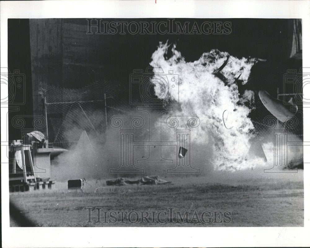 1968 Air Force test tracer bullet  jet fuel - Historic Images