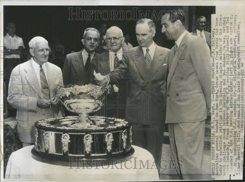 1948, Kellway Australian New York Davis Cup - RRV42415 - Historic Images