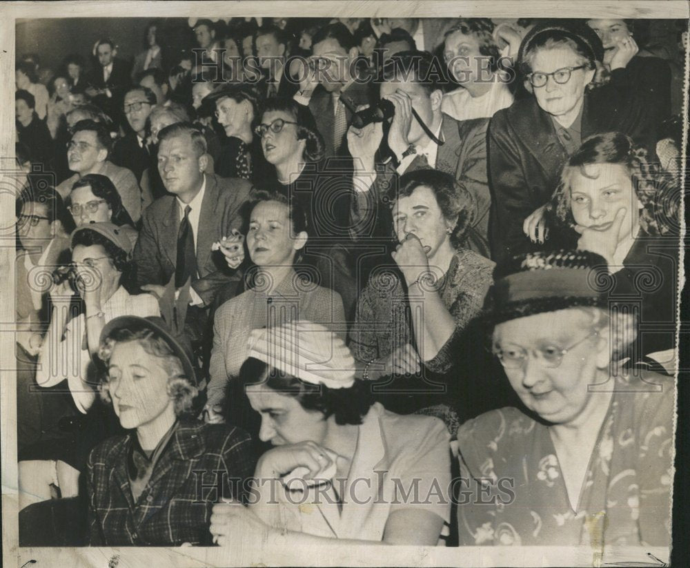 1951 Spectators Balcony War Opera House Eye - Historic Images