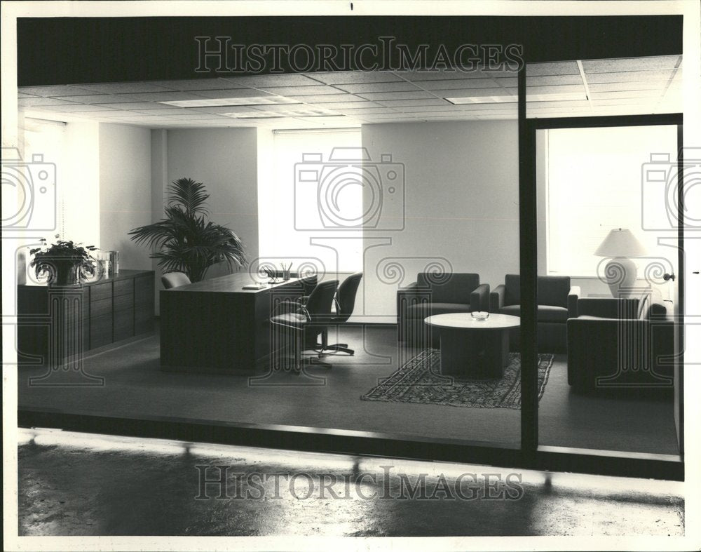 1984 Press Photo Office Building Construction - RRV42921 - Historic Images