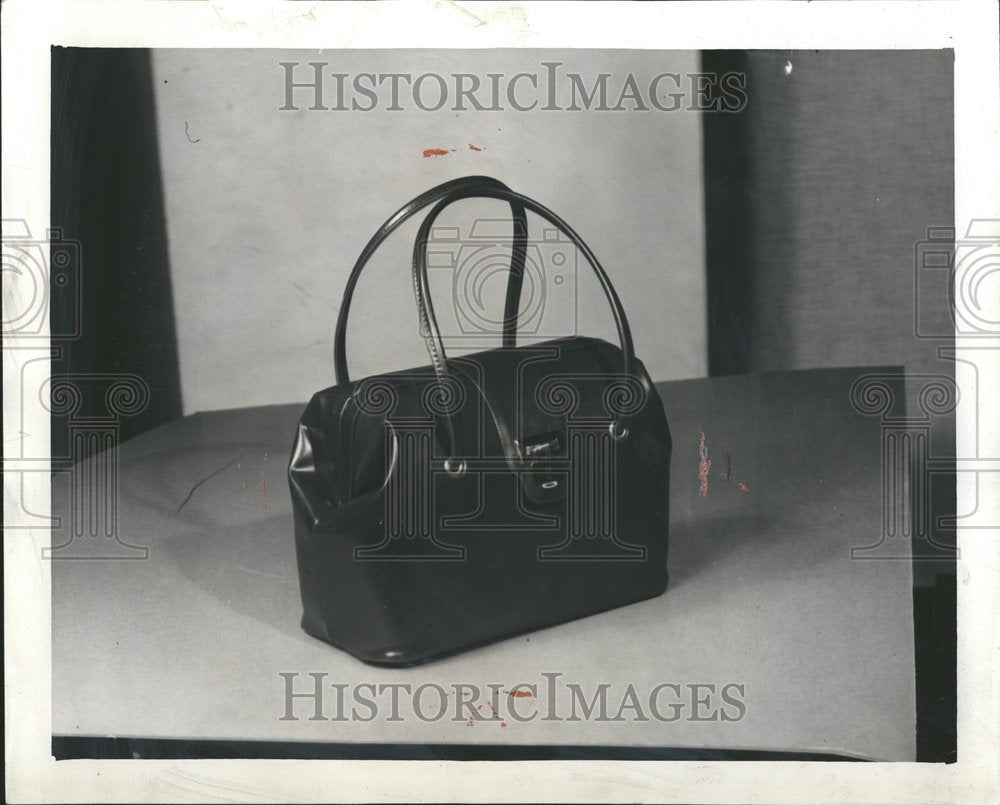 1953 Satchel Paris Inspired Luggage Look - Historic Images