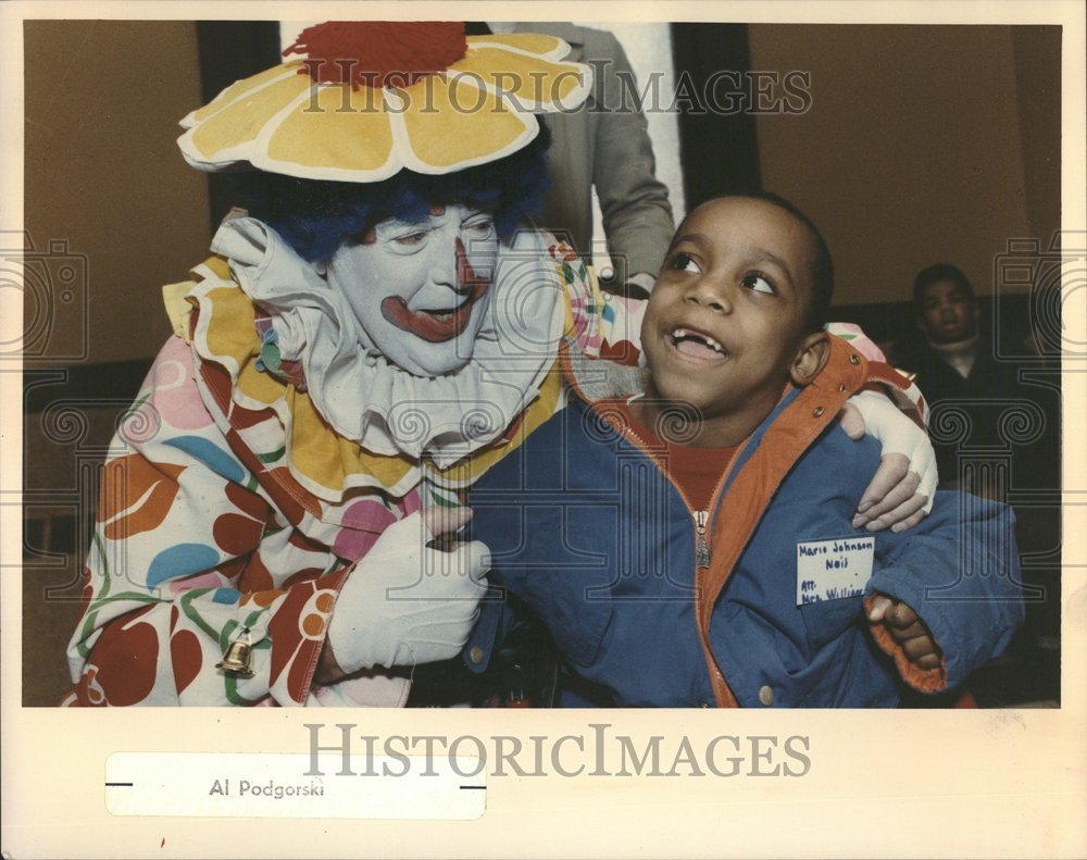 1990 Press Photo Medinah Shrine Circus Mario Johnson - Historic Images