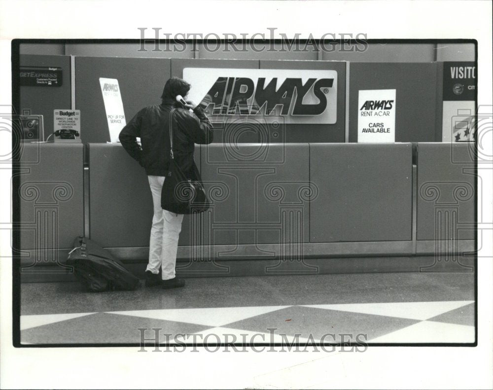 1993 City Suit Delinwuint Car Rent Airways - Historic Images