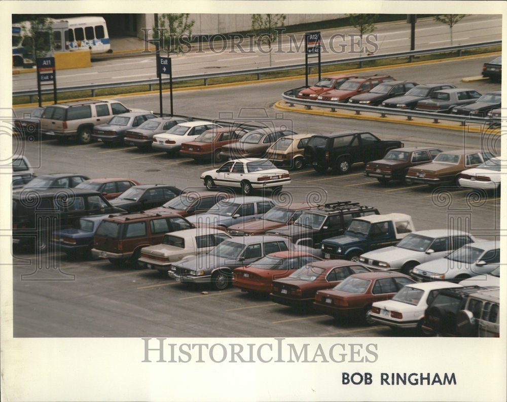 1993 Press Photo O&#39;Hare International Airport Parking - Historic Images