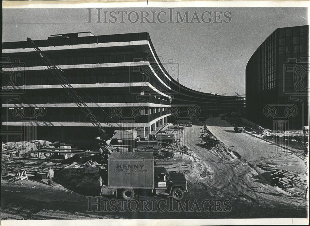 1972 O&#39;Hare Airport Parking Lot-Historic Images