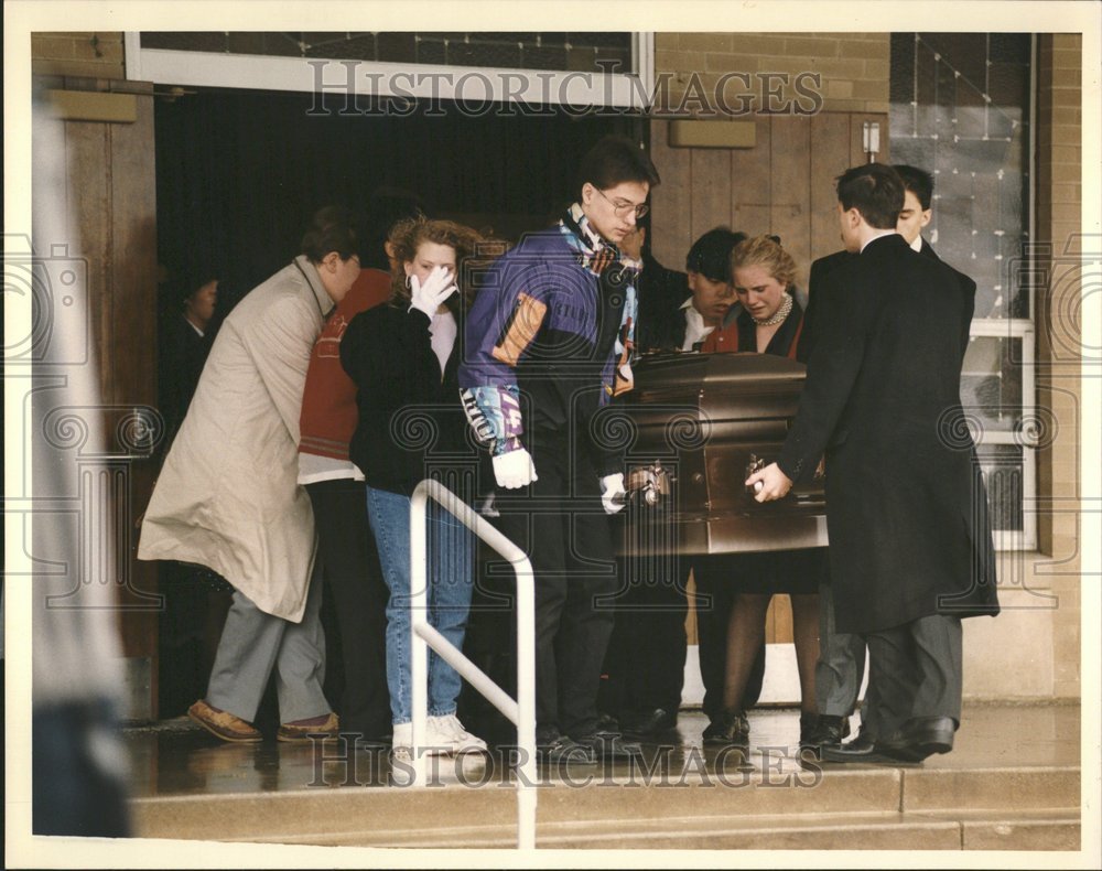 1993 Michael Castro's funeral,Palatine - Historic Images