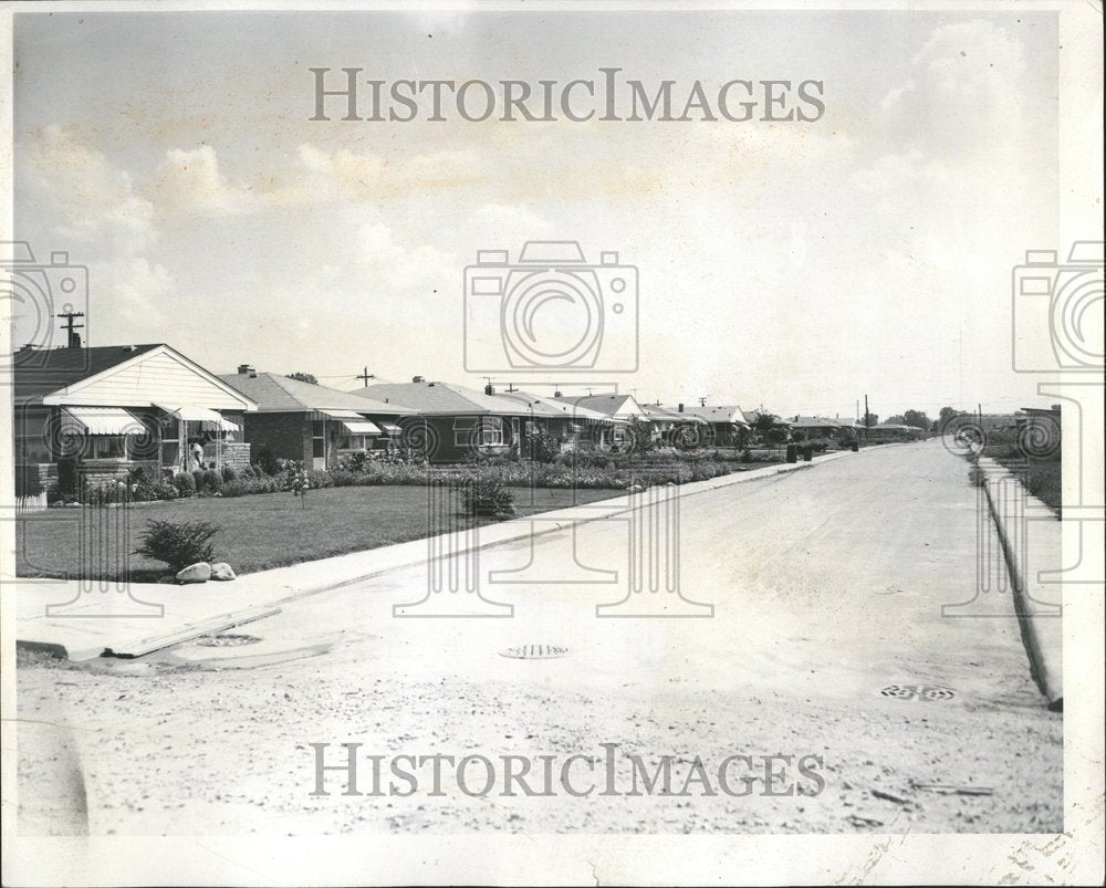 1956 Press Photo Homes Hermitage New Markhan - RRV43865 - Historic Images