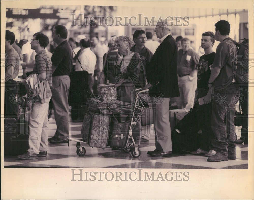 1994 O&#39;Hare International Airport Passenger - Historic Images