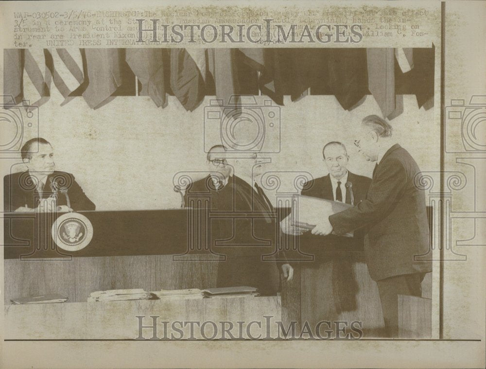 1970 President Nixon at Russian Ceremony-Historic Images