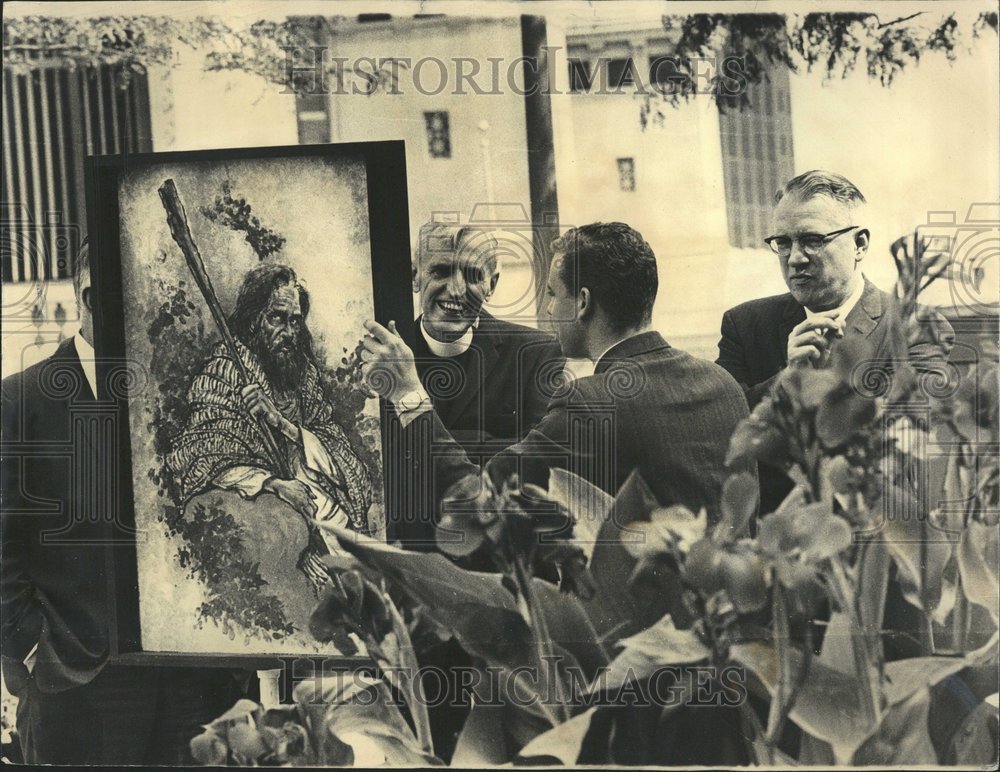 1964 Stained Glass Window Display - Historic Images