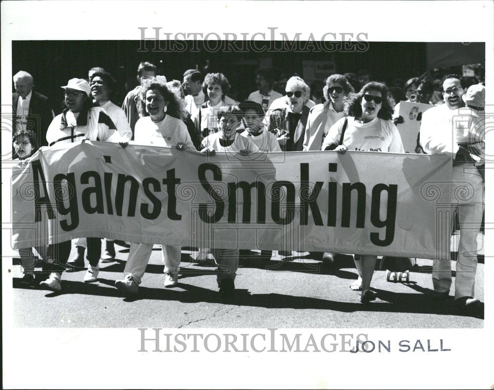 1992 AMA Anti Smoking Parade Chicago - Historic Images