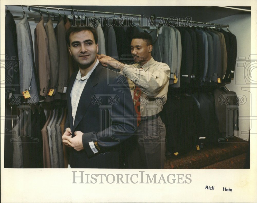 1992 Nader Saltl Quentin Lipesy Suit - Historic Images