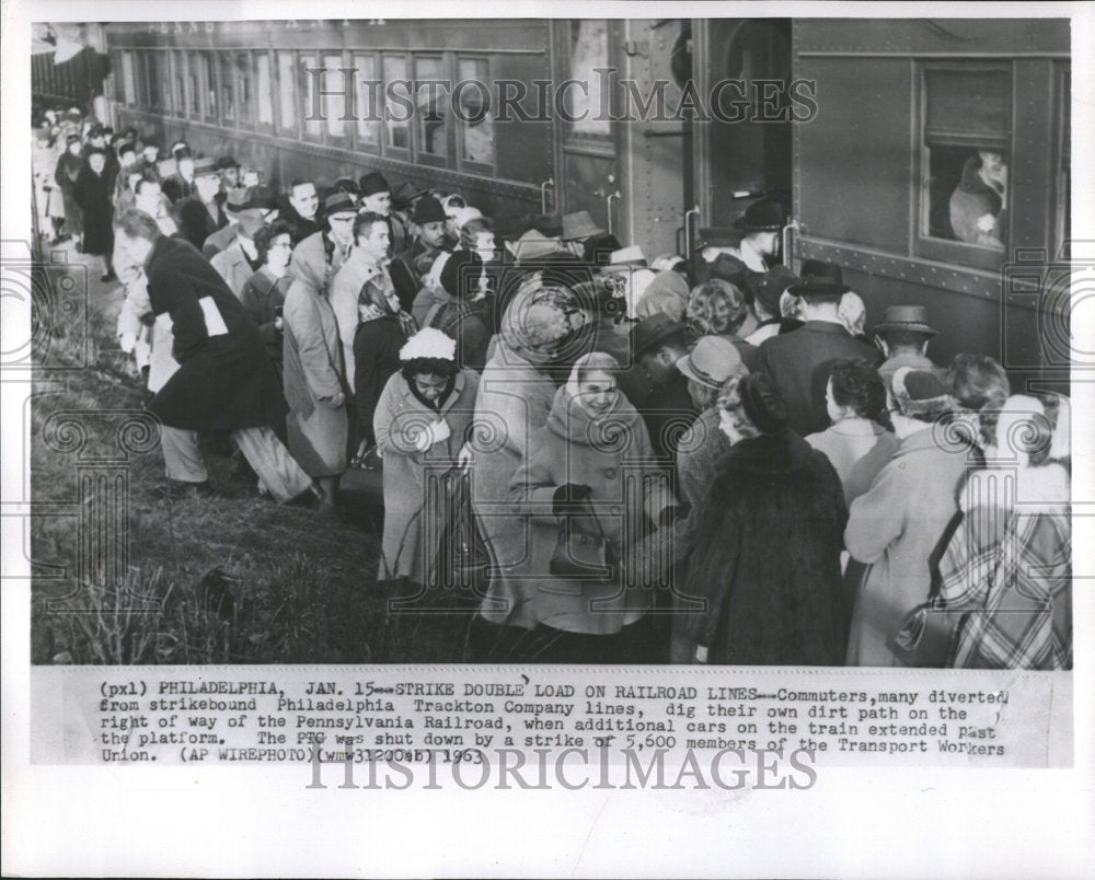 1963 Philadelphia railroad strike - Historic Images