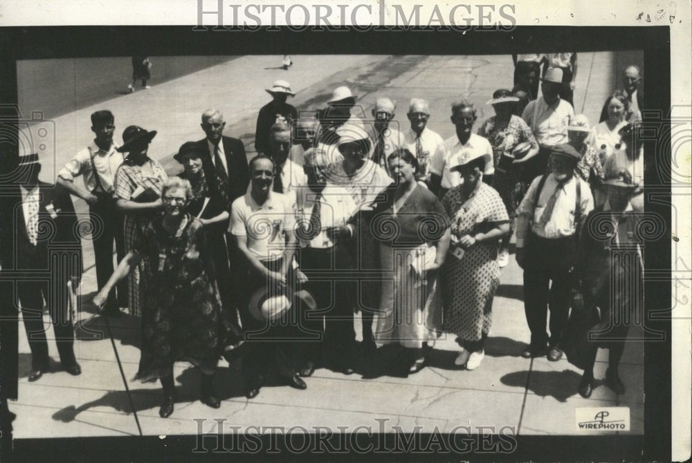 1936 California Delegates Townsend Conven. - Historic Images