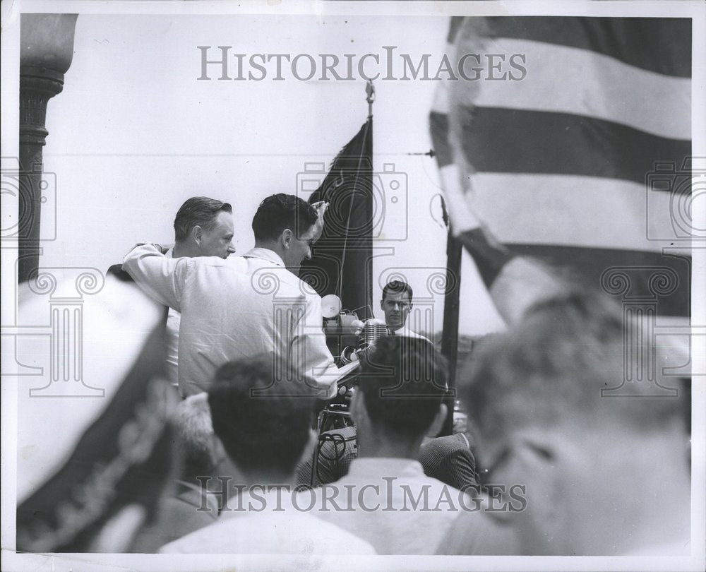 1955 Press Photo Carl Stellato Ford Co. Union Local 600 - Historic Images