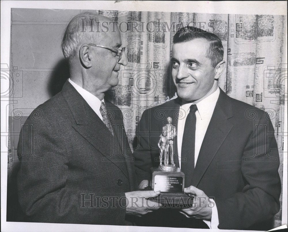 1957 Emile Piazzon &amp; Dr. A.P. Pilides - Historic Images