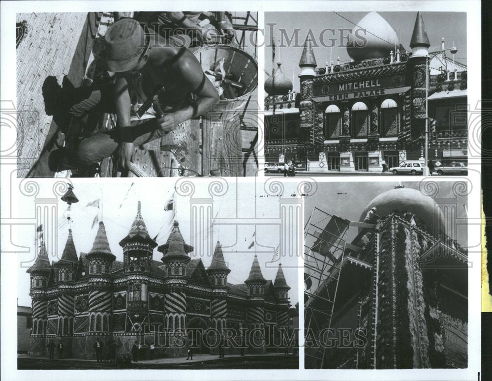 1979 Press Photo South Dakota&#39;s Corn Palace In Mitchell - Historic Images