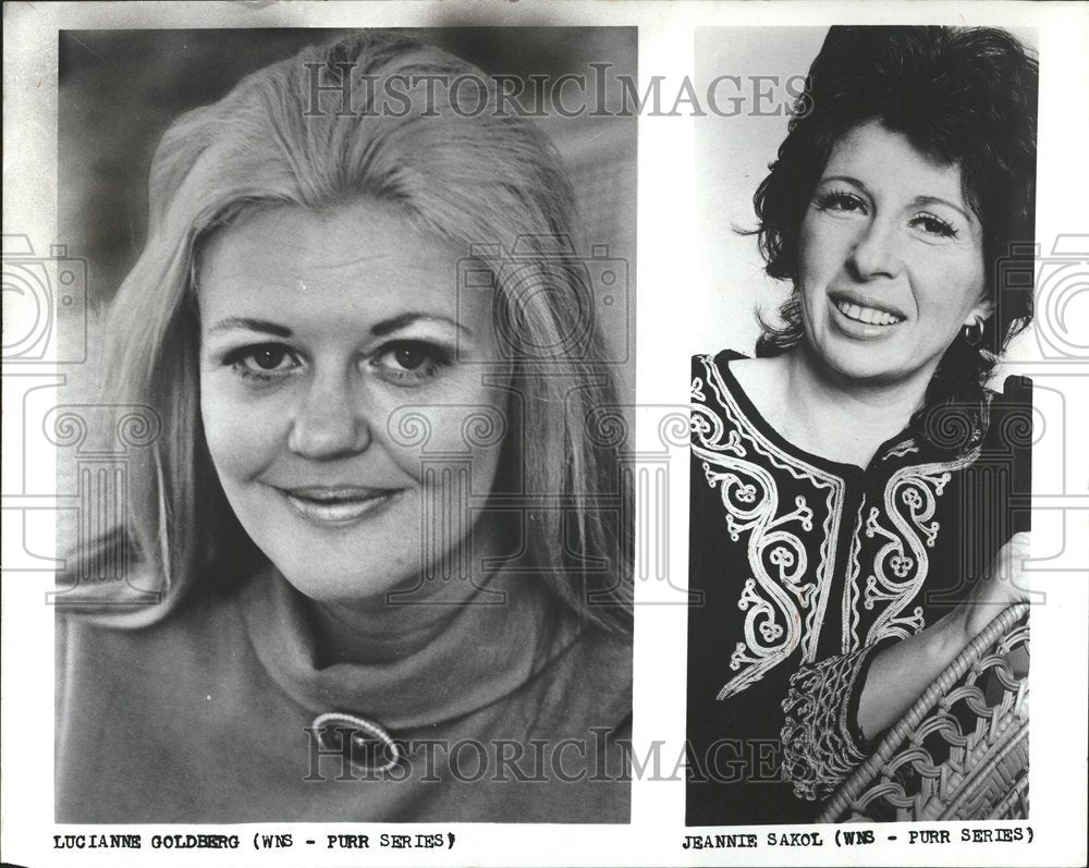 1971 Lucianne Goldberg And Jeannie Sakol - Historic Images