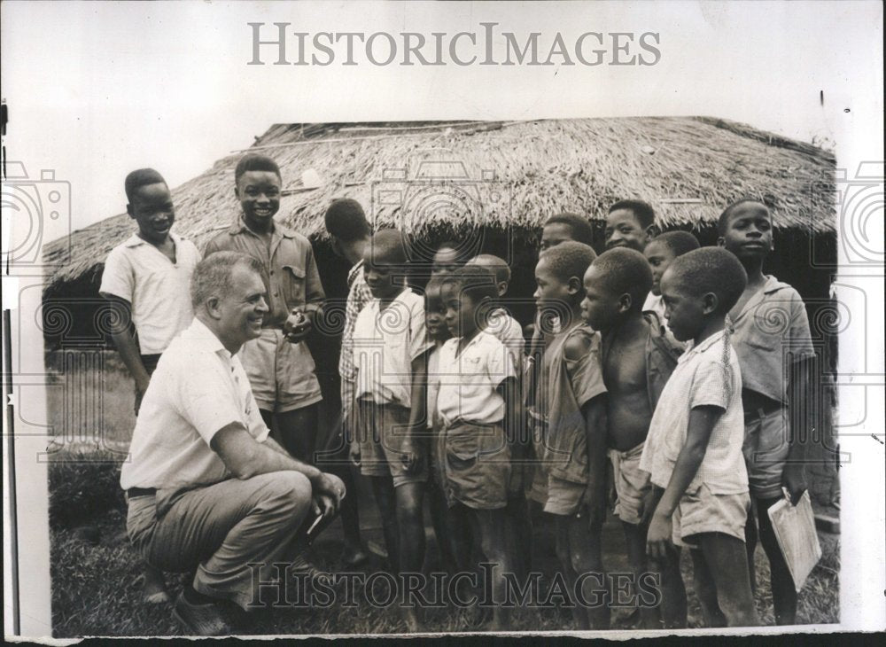 1961 Mennen Williams Congo Africa Tour - Historic Images