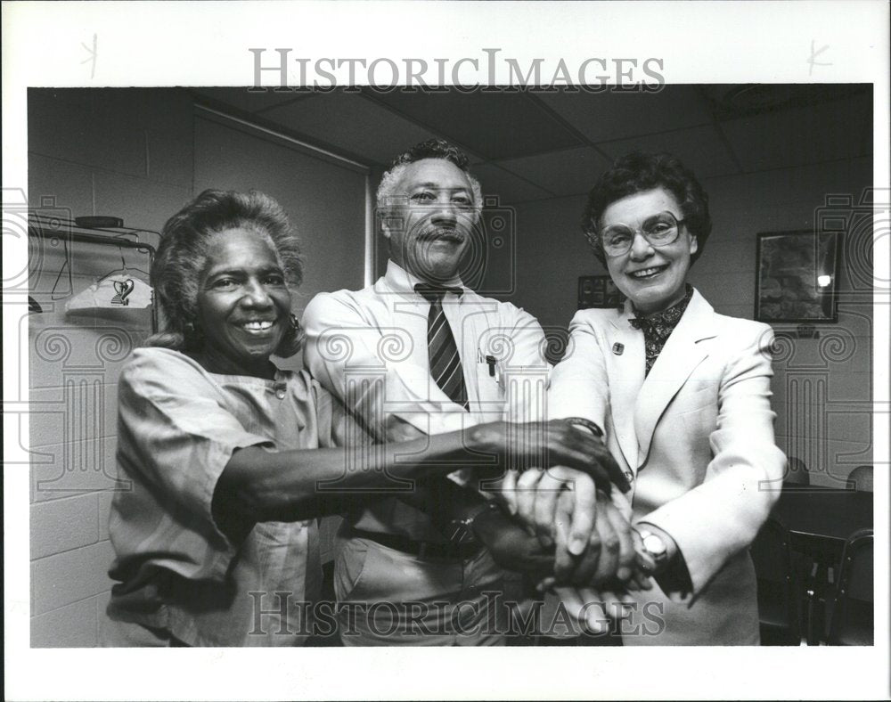 1990 Press Photo Baptist Councils Show Unity - Historic Images