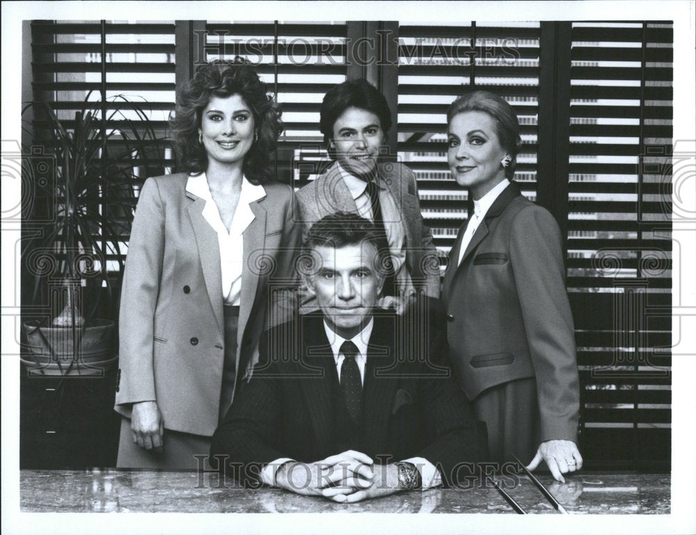 1984, Tony Franciosa Adair Kantor Jeffreys - RRV45839 - Historic Images