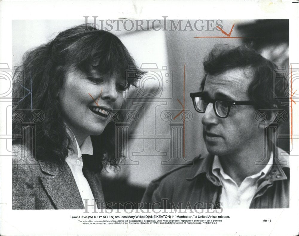 1979, Woody Allen Diane Keaton Manhattan - RRV45919 - Historic Images