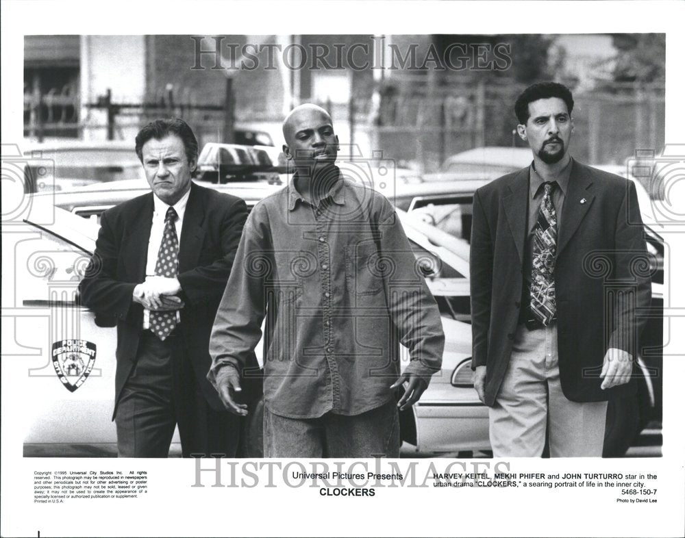 1995 Clockers Film Actors Keitel Turturro - Historic Images
