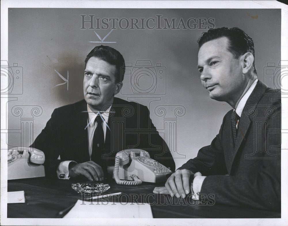 1963 Press Photo Chet Huntley David Brinkley Reporters - RRV46039 - Historic Images