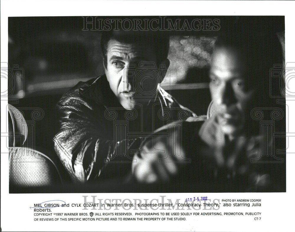 2002 Mel Gibson Cylk Cozart Conspiracy Bros - Historic Images