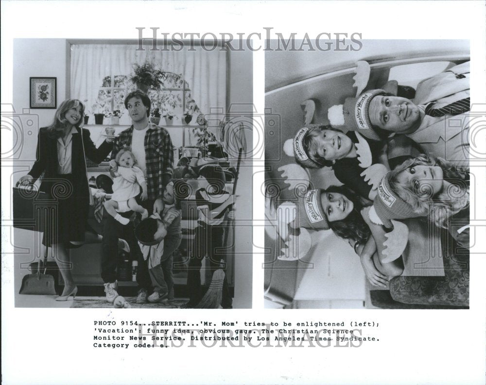 Press Photo Cast of Mr.Mom, Nat&#39;l Lampoon&#39;s Vacation - RRV46417 - Historic Images