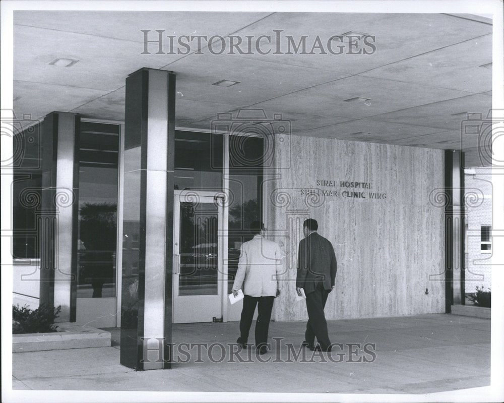 Prees Photo Sinai Hospital Shiffman Clinic wing Detroit - Historic Images