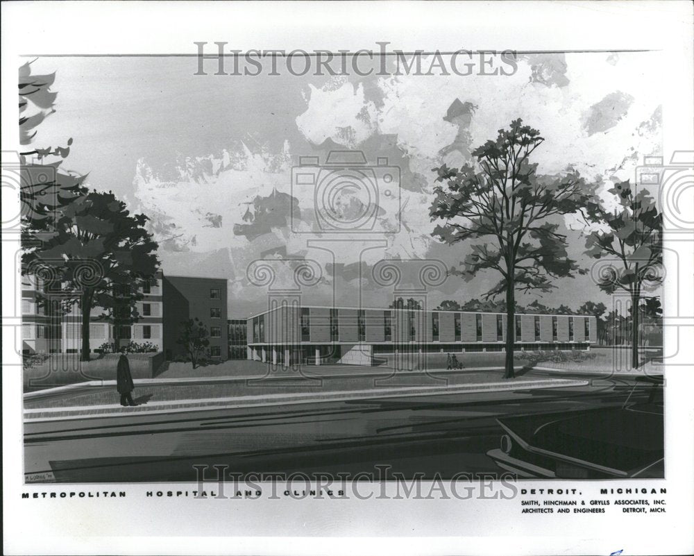 1960 Metropolitan Hospital clinics Detroit-Historic Images