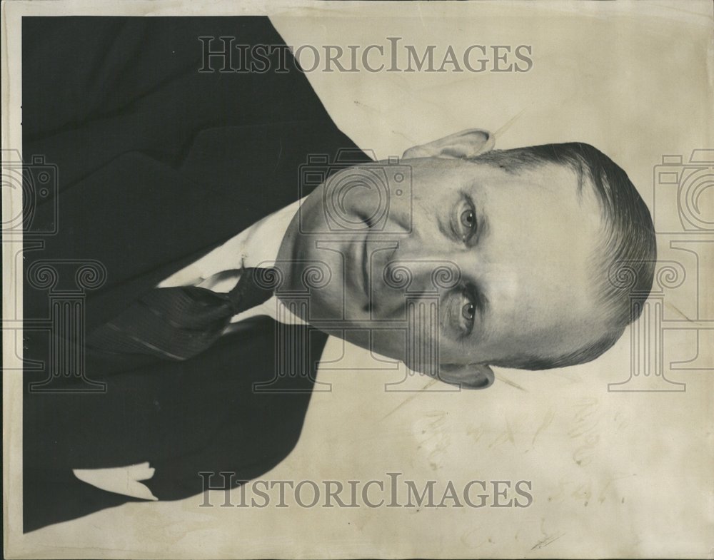 1937 Press Photo William Petzold Jr Sales Manager Co - RRV46913 - Historic Images